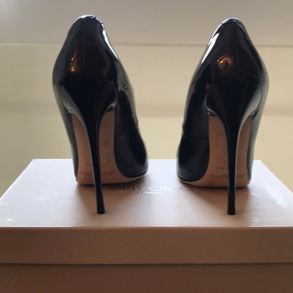 Jimmy Choo Black Patent Anouk - Picture 5 of 8